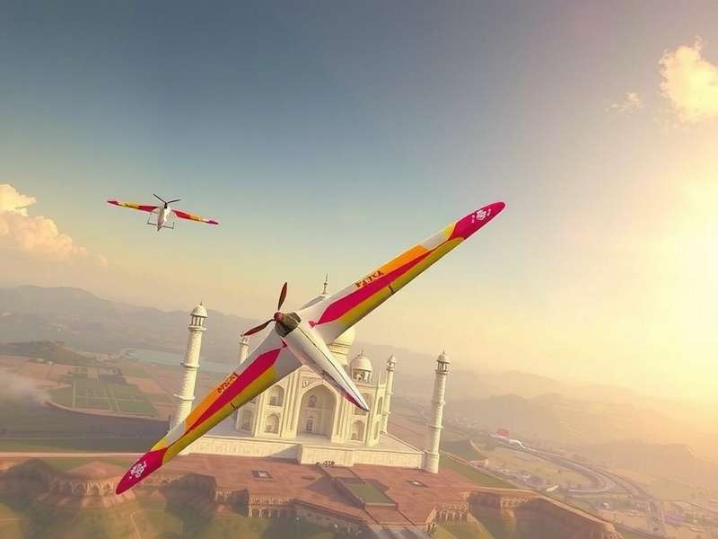 Multiplayer match in Glider Elite India